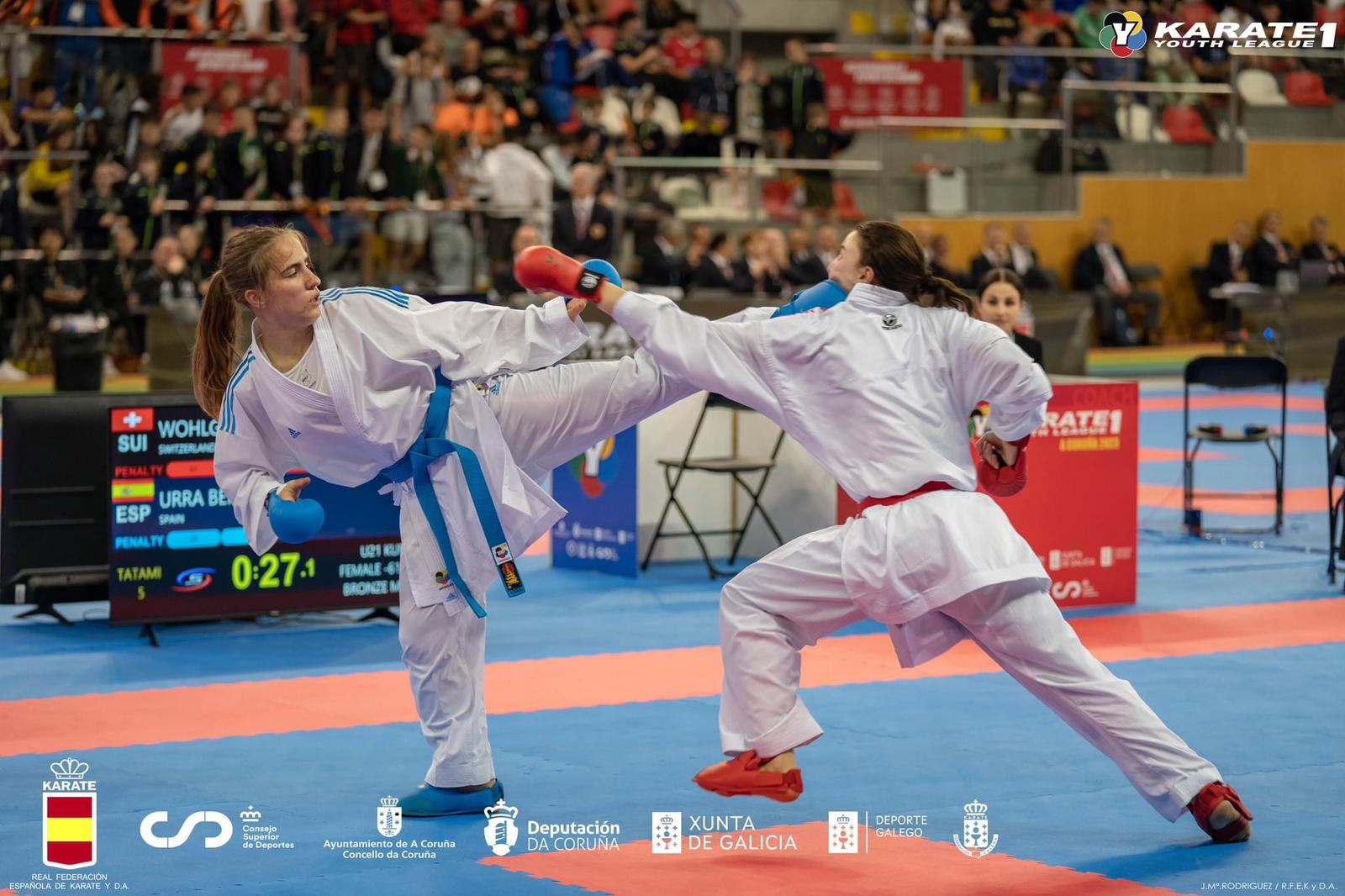 Iosune Urra, 5º puesto Youth League 2023 A Coruña